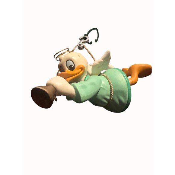Donald Duck Angel Ornament With Trumpet & Halo - Picture 1 of 6